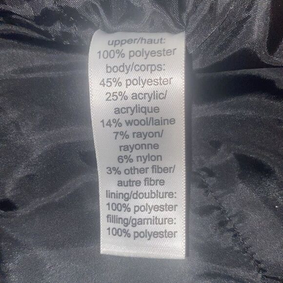 Maurices Wm’s Sz 4 Black Buffalo Plaid Soft Quilted Flannel Puffer Zip Up Vest - Picture 5 of 5